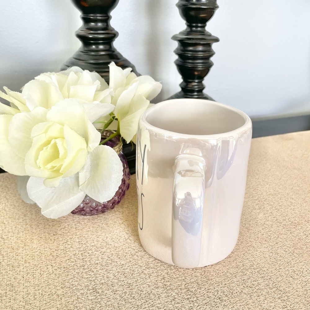 🆕Rae Dunn BUNNY KISSES Iridescent Ceramic Mug - Picture 2 of 5